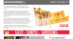 Desktop Screenshot of mushroomgrowbox.org